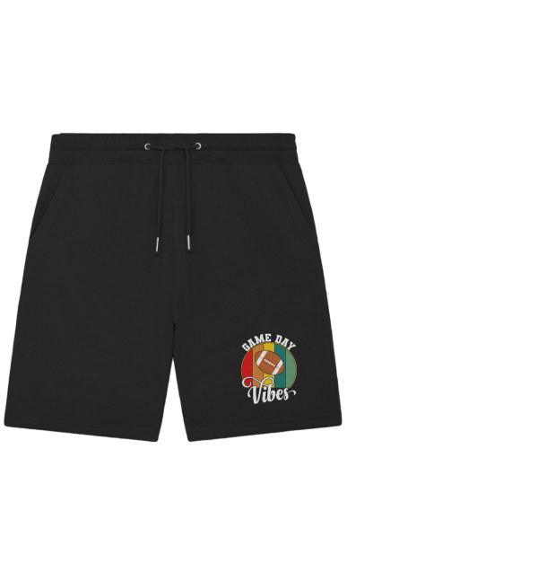 Game Day Vibes White - Organic Jogger Shorts - Amfoo Shop