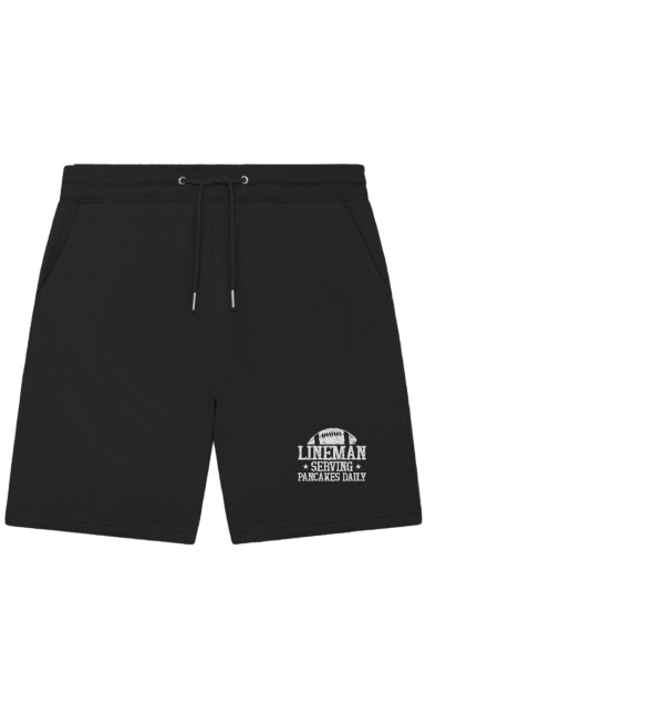 Lineman Serving Pancakes - Organic Jogger Shorts - Amfoo Shop