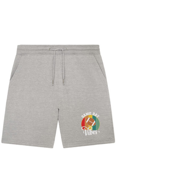 Game Day Vibes White - Organic Jogger Shorts - Amfoo Shop