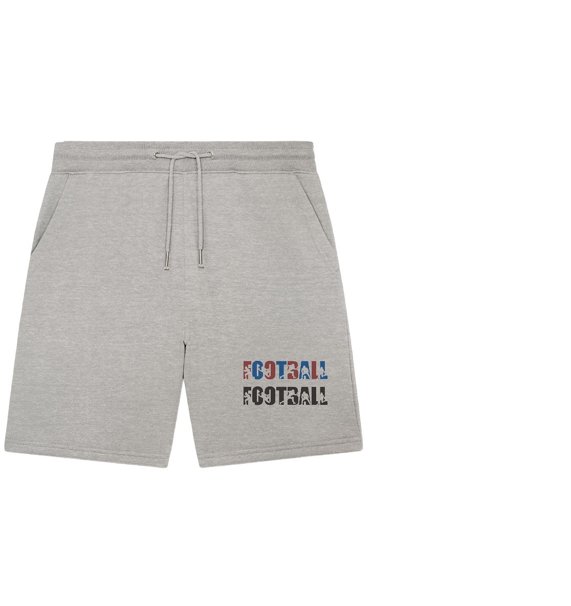 Football Silhouette - Organic Jogger Shorts - Amfoo Shop