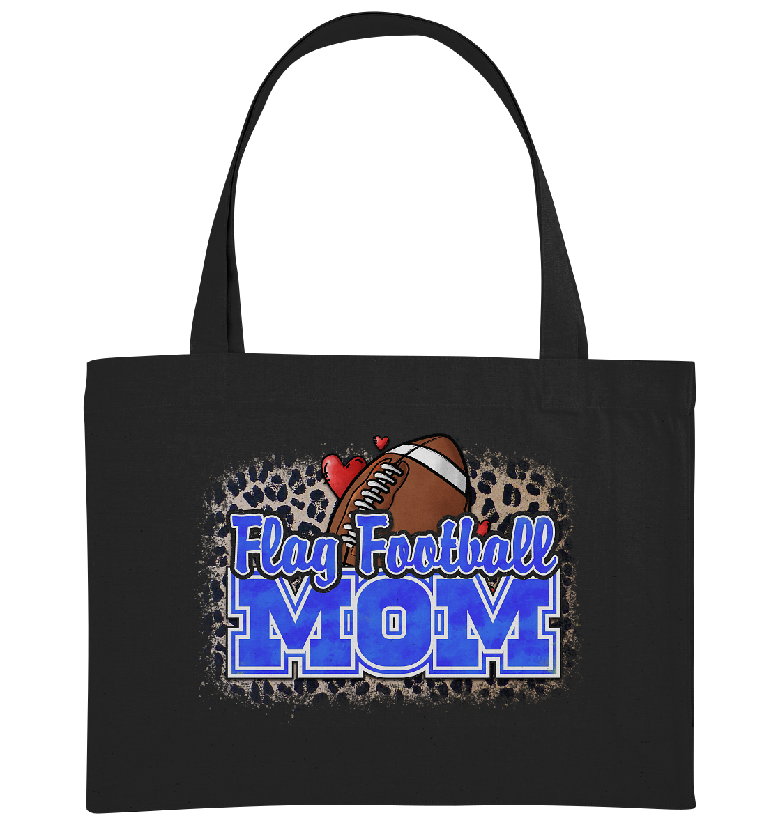 Flag Football Mom - Organic Shopping-Bag - Amfoo Shop