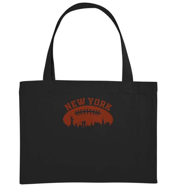 New York Football Silhoutte - Organic Shopping-Bag - Amfoo Shop