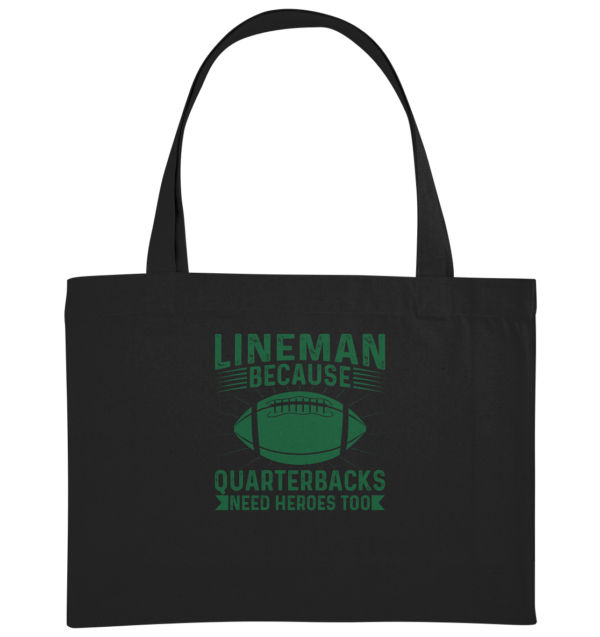 Lineman Heroes Green - Organic Shopping-Bag - Amfoo Shop