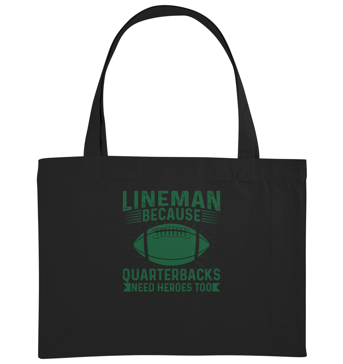 Lineman Heroes Green - Organic Shopping-Bag - Amfoo Shop