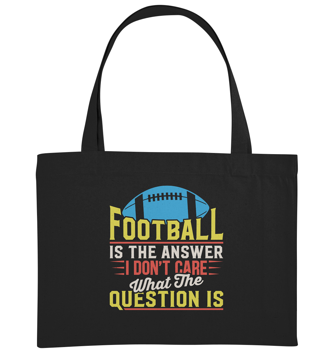 Football is the Answer - Organic Shopping-Bag - Amfoo Shop