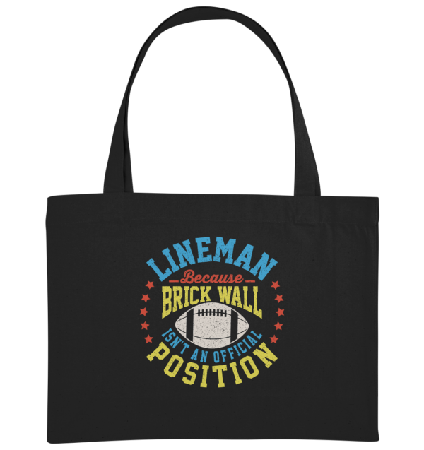 Lineman Brick Wall - Organic Shopping-Bag - Amfoo Shop