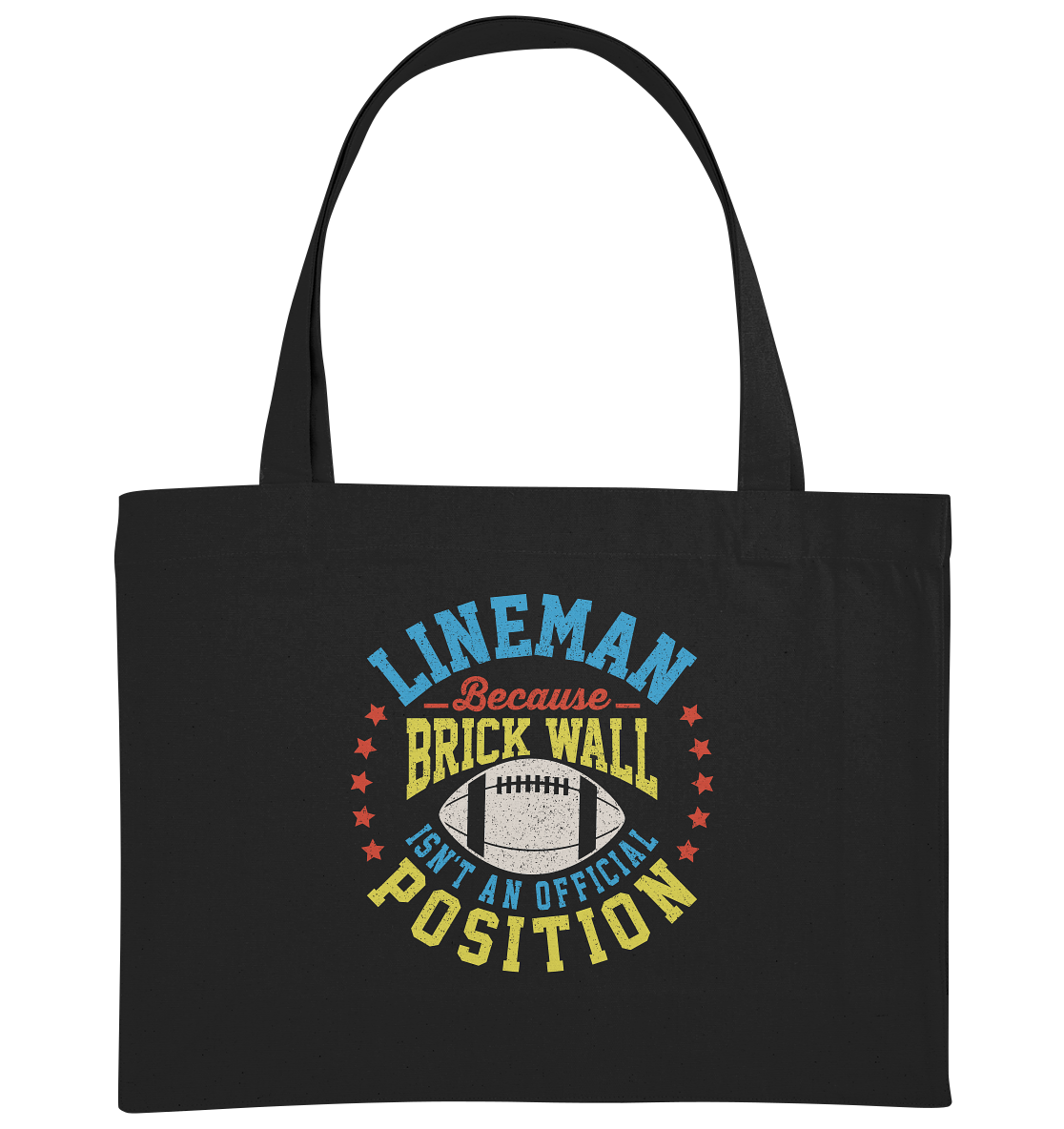 Lineman Brick Wall - Organic Shopping-Bag - Amfoo Shop