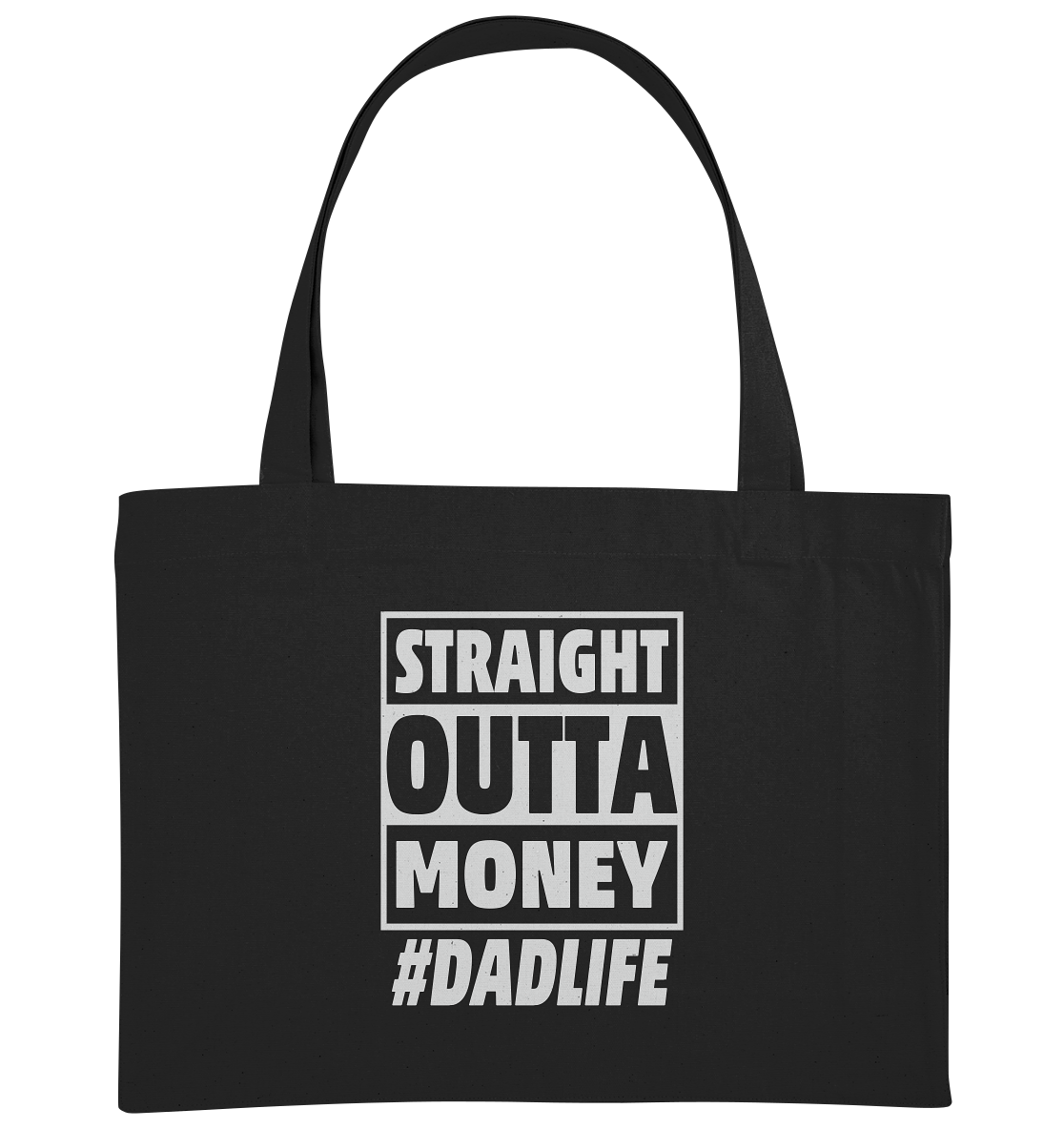 Straight Outta Money - Organic Shopping-Bag - Amfoo Shop