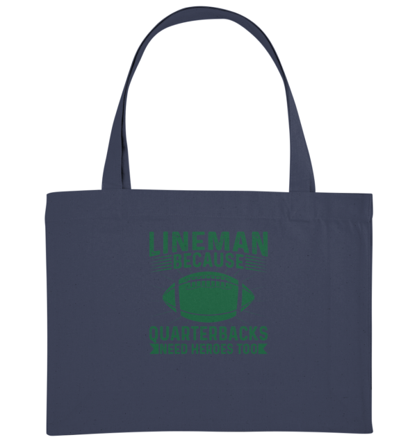 Lineman Heroes Green - Organic Shopping-Bag - Amfoo Shop