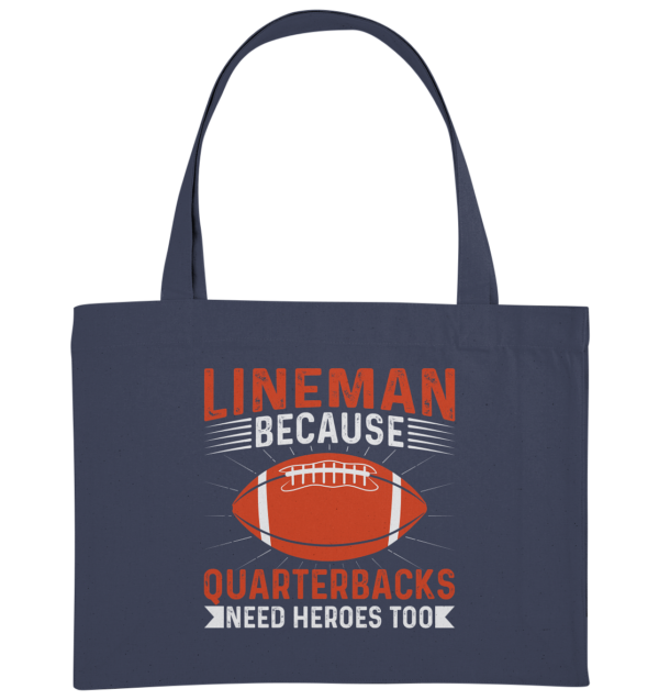 Lineman Quarterback Heroes - Organic Shopping-Bag - Amfoo Shop