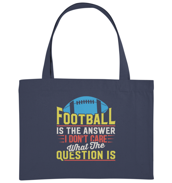 Football is the Answer - Organic Shopping-Bag - Amfoo Shop