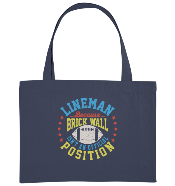 Lineman Brick Wall - Organic Shopping-Bag - Amfoo Shop