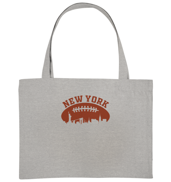 New York Football Silhoutte - Organic Shopping-Bag - Amfoo Shop