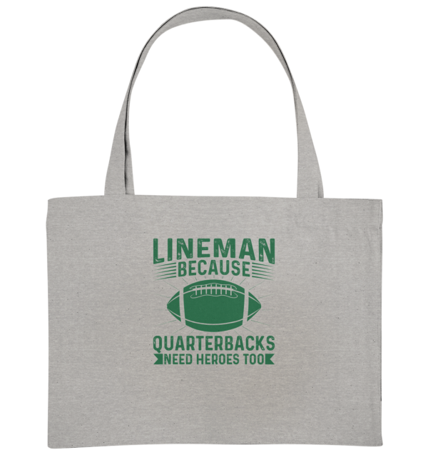 Lineman Heroes Green - Organic Shopping-Bag - Amfoo Shop