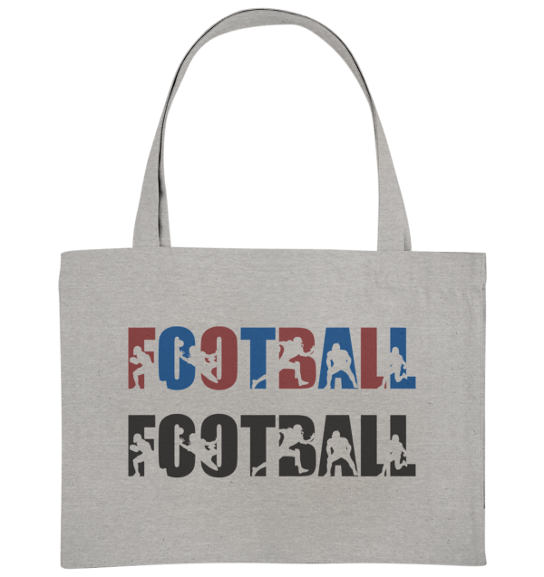 Football Silhouette - Organic Shopping-Bag - Amfoo Shop