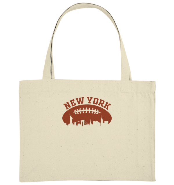 New York Football Silhoutte - Organic Shopping-Bag - Amfoo Shop