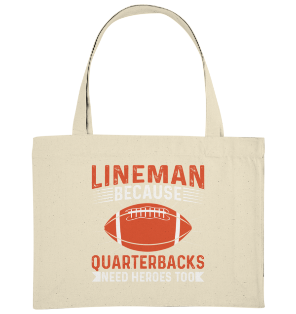 Lineman Quarterback Heroes - Organic Shopping-Bag - Amfoo Shop