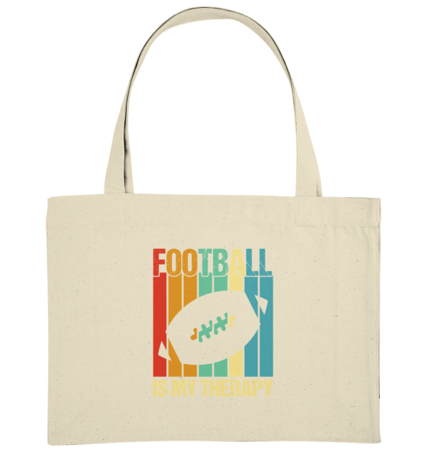 Football is my Therapy - Organic Shopping-Bag - Amfoo Shop