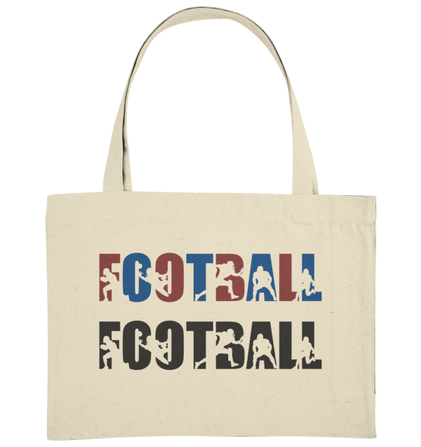 Football Silhouette - Organic Shopping-Bag - Amfoo Shop