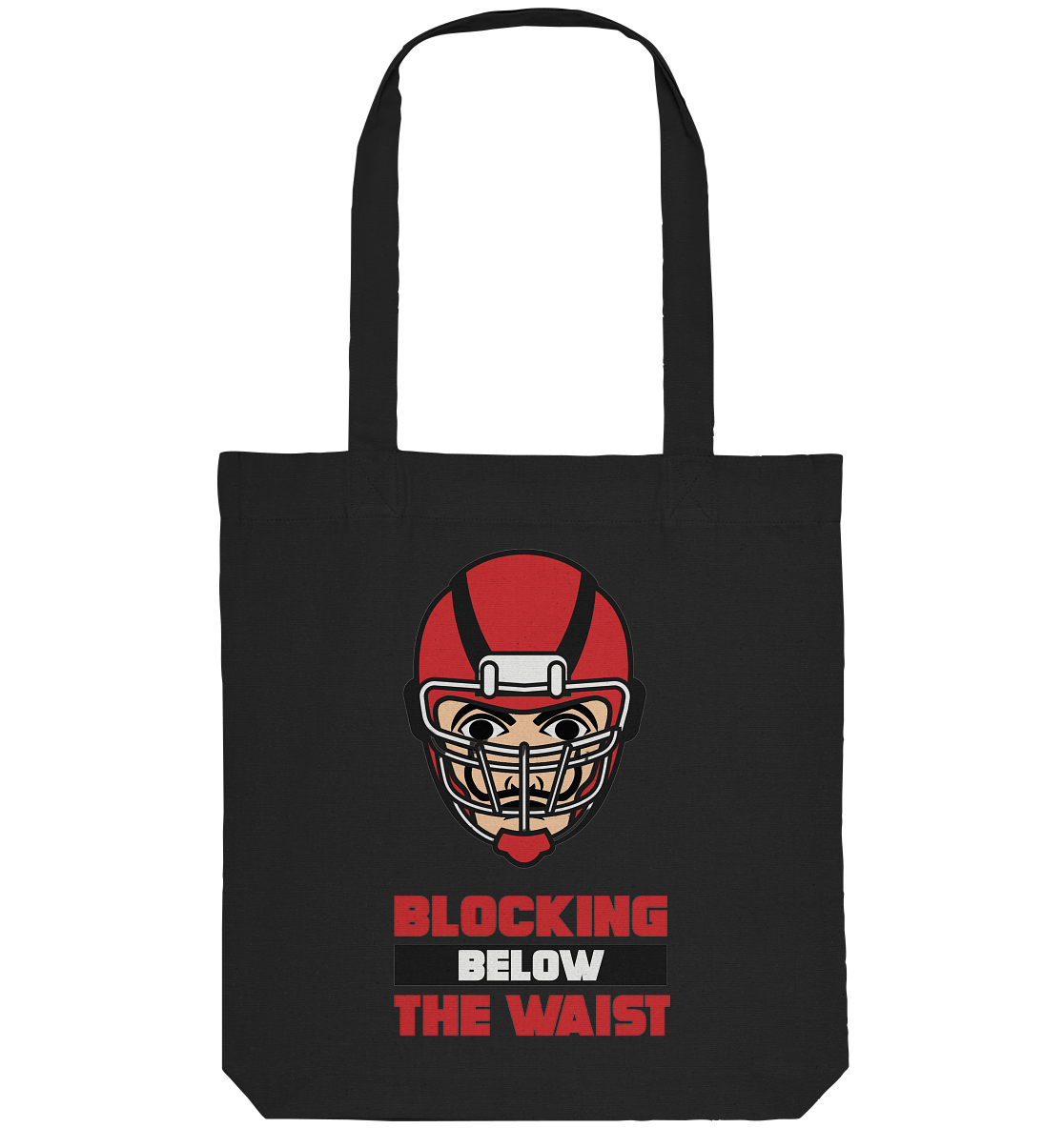 Blocking Below The Waist - Organic Tote-Bag - Amfoo Shop