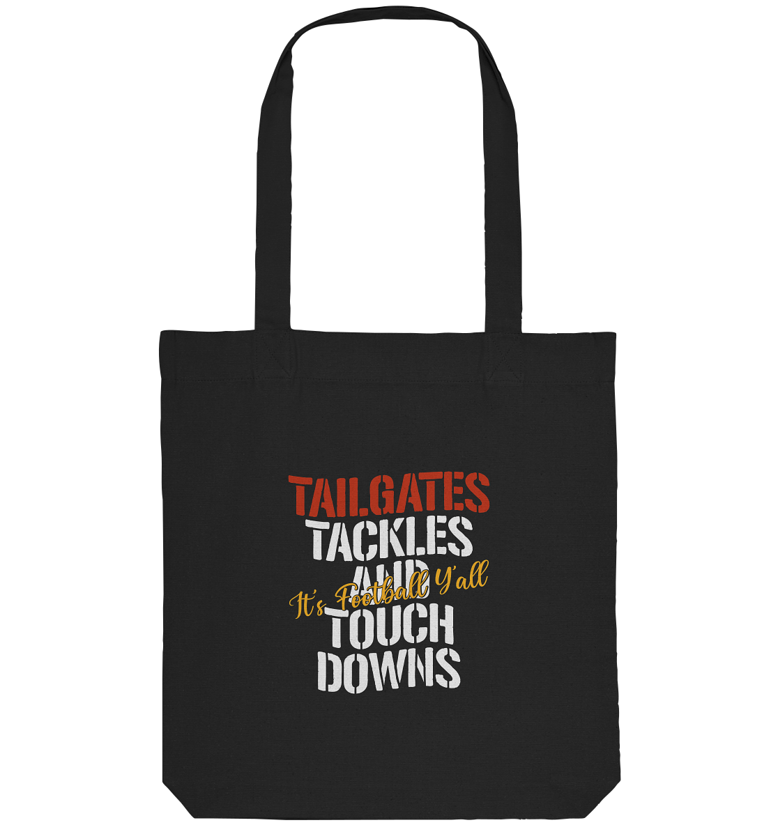 Tailgate Tackles - Organic Tote-Bag - Amfoo Shop