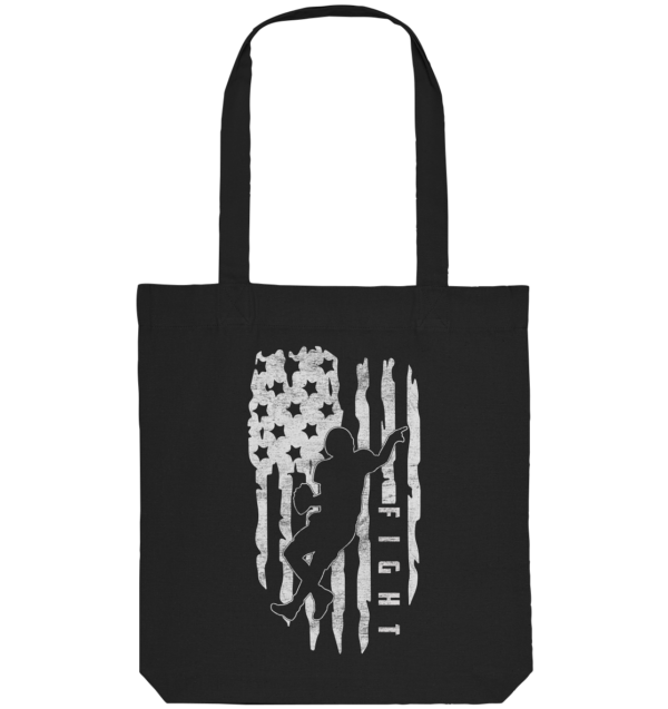 USA Flag Fight - Organic Tote-Bag - Amfoo Shop