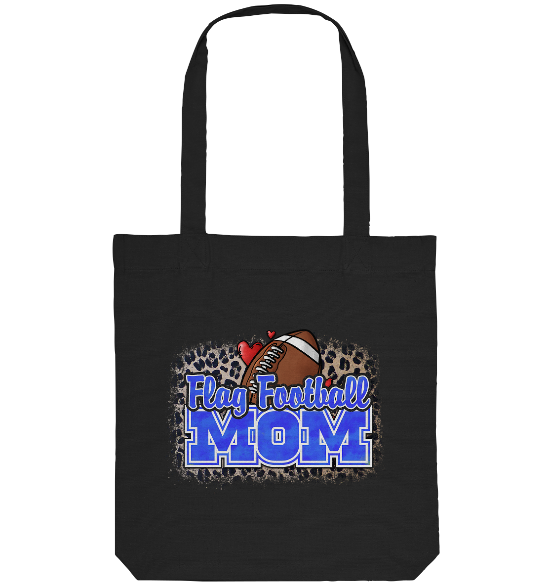 Flag Football Mom - Organic Tote-Bag - Amfoo Shop