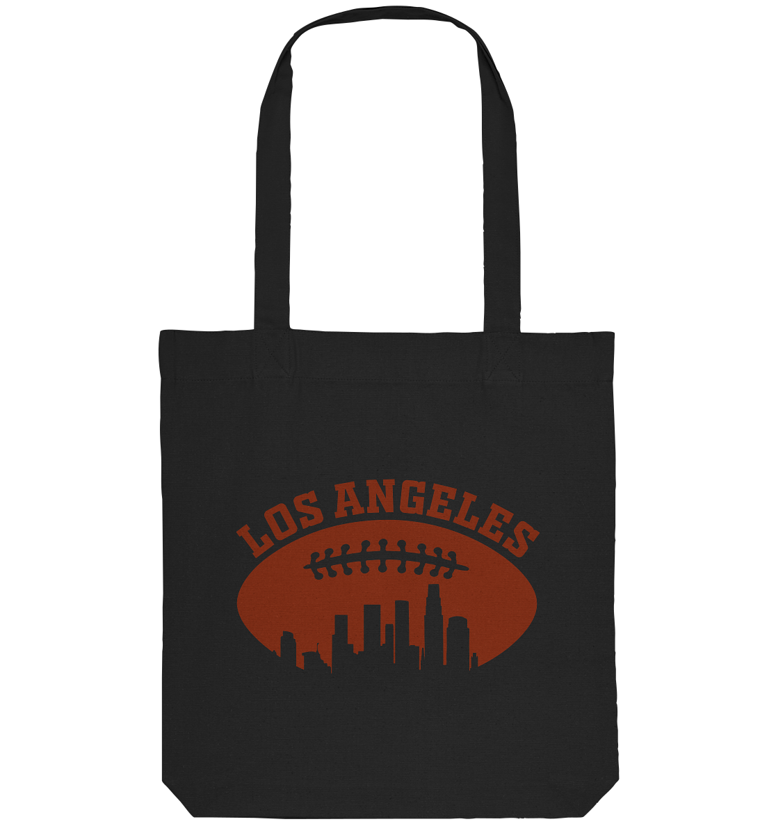 Los Angeles Football Silhouette - Organic Tote-Bag - Amfoo Shop