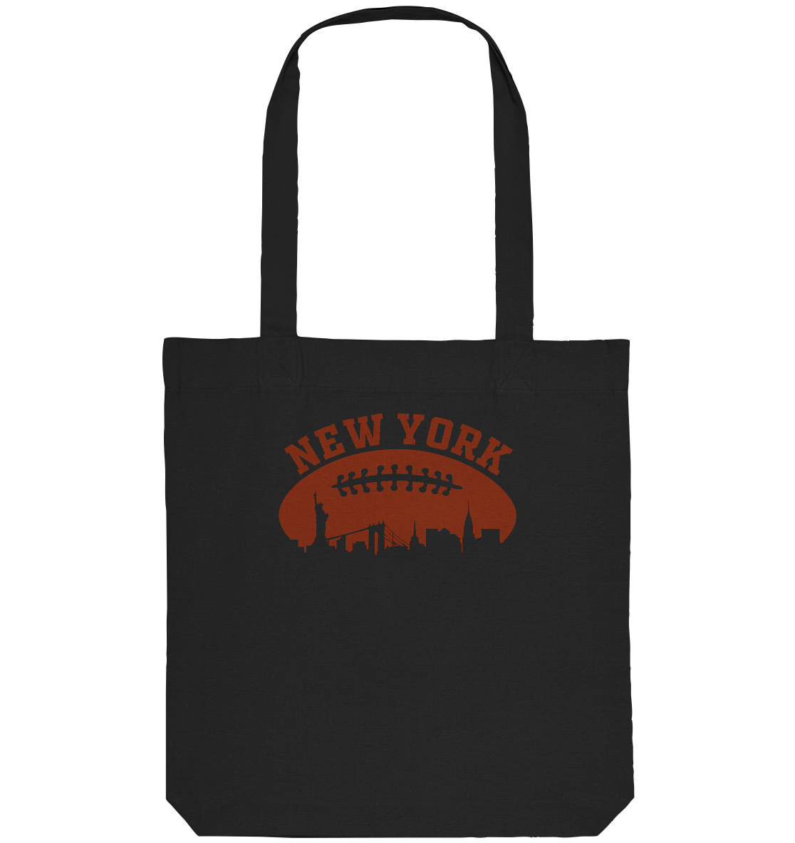 New York Football Silhoutte - Organic Tote-Bag - Amfoo Shop