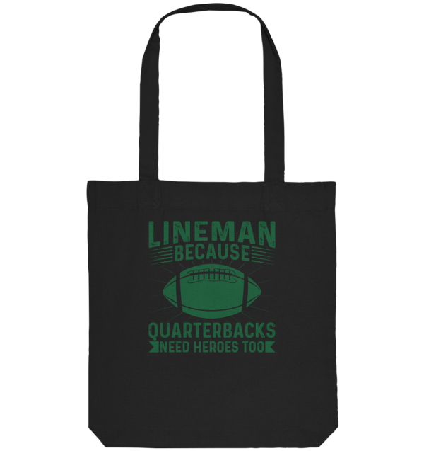 Lineman Heroes Green - Organic Tote-Bag - Amfoo Shop