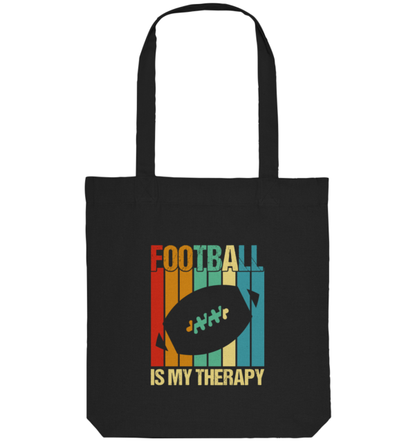 Football is my Therapy - Organic Tote-Bag - Amfoo Shop