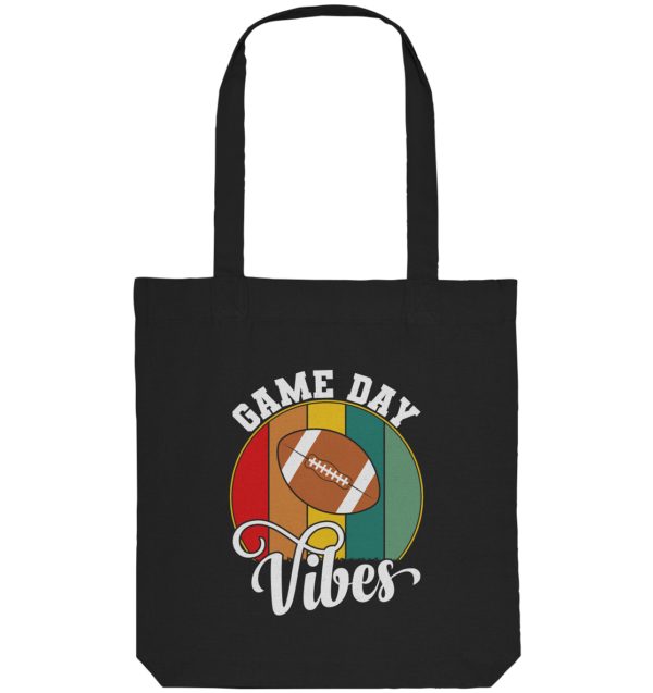 Game Day Vibes White - Organic Tote-Bag - Amfoo Shop