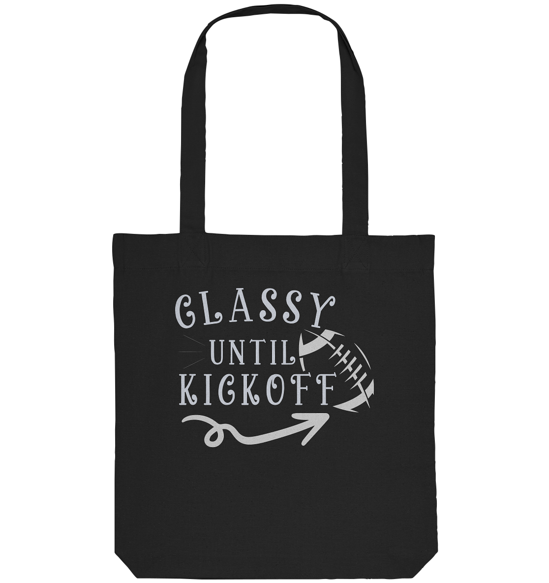 Glassy until Kick Off - Organic Tote-Bag - Amfoo Shop