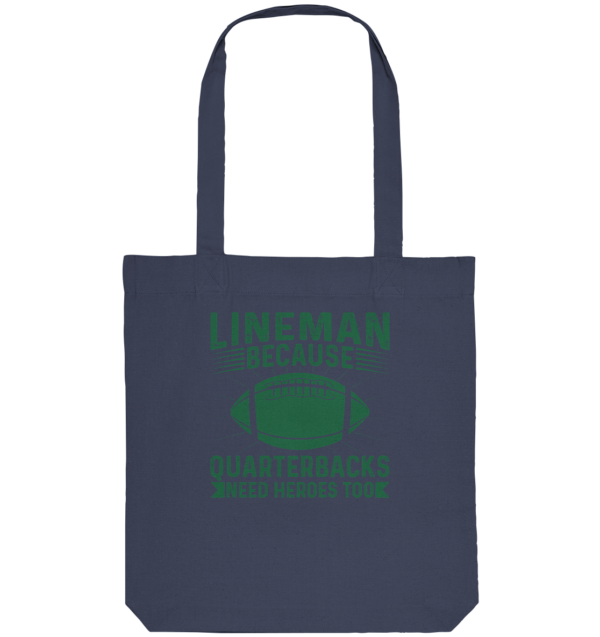 Lineman Heroes Green - Organic Tote-Bag - Amfoo Shop