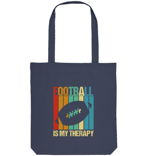 Football is my Therapy - Organic Tote-Bag - Amfoo Shop