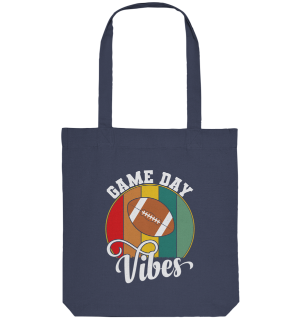 Game Day Vibes White - Organic Tote-Bag - Amfoo Shop