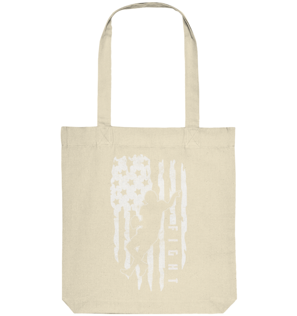 USA Flag Fight - Organic Tote-Bag - Amfoo Shop