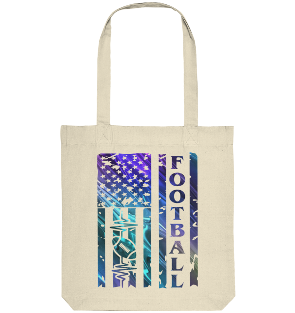 USA Football Flag - Organic Tote-Bag - Amfoo Shop