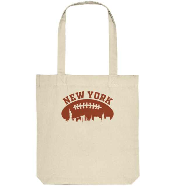 New York Football Silhoutte - Organic Tote-Bag - Amfoo Shop