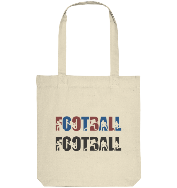 Football Silhouette - Organic Tote-Bag - Amfoo Shop