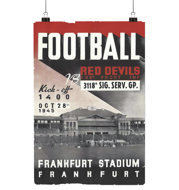 Frankfurt Football 1945 - Poster Din A4 (hoch) - Amfoo Shop