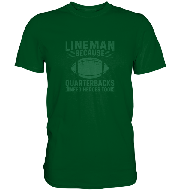 Lineman Heroes Green - Premium Shirt - Amfoo Shop