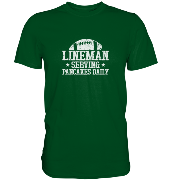 Lineman Serving Pancakes - Premium Shirt - Amfoo Shop