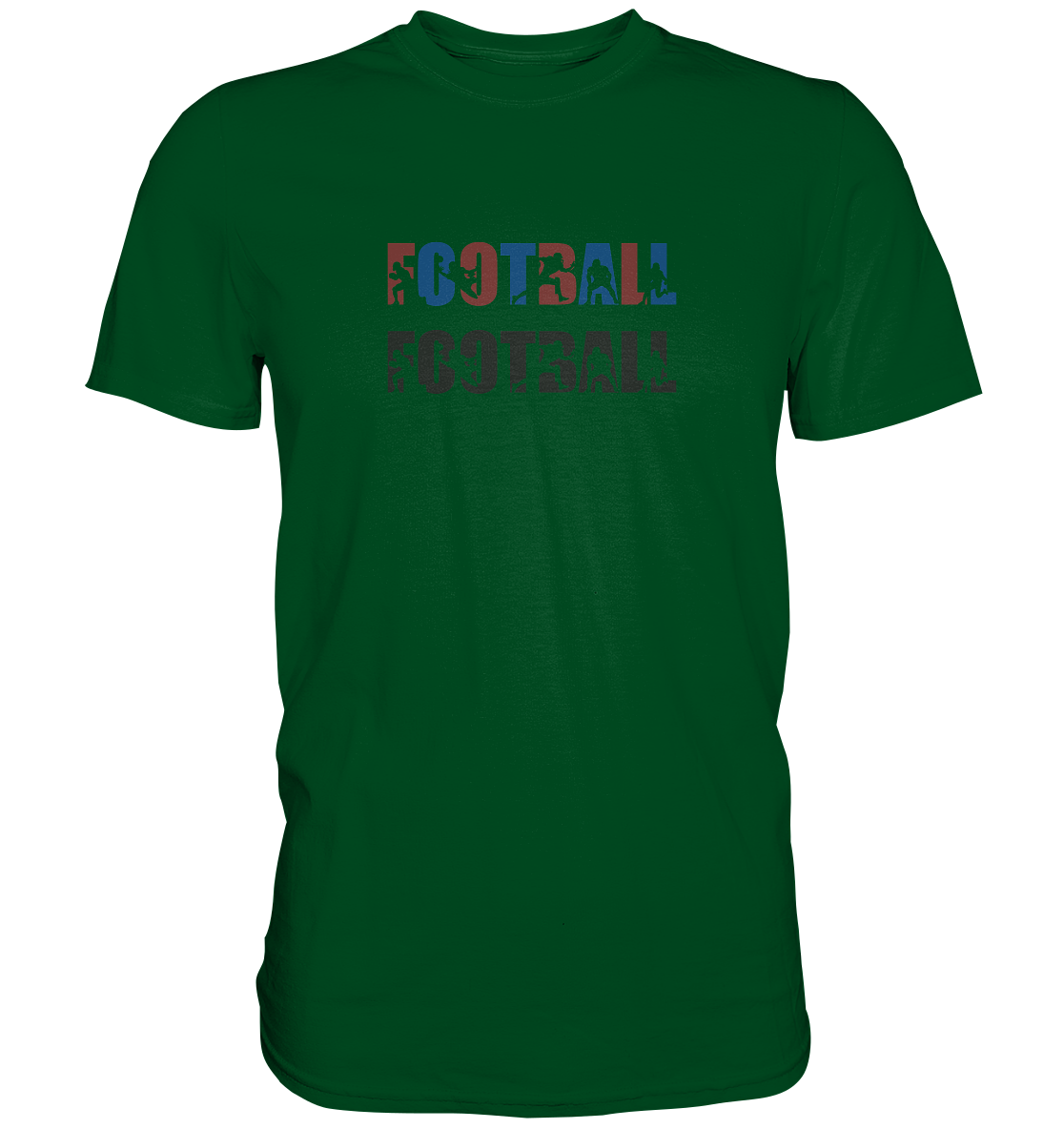 Football Silhouette - Premium Shirt - Amfoo Shop