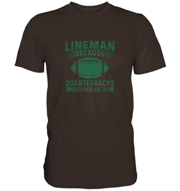 Lineman Heroes Green - Premium Shirt - Amfoo Shop