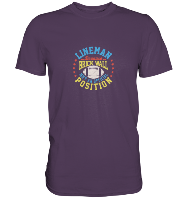 Lineman Brick Wall - Premium Shirt - Amfoo Shop