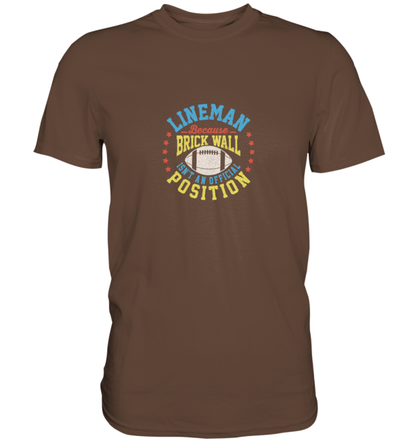 Lineman Brick Wall - Premium Shirt - Amfoo Shop