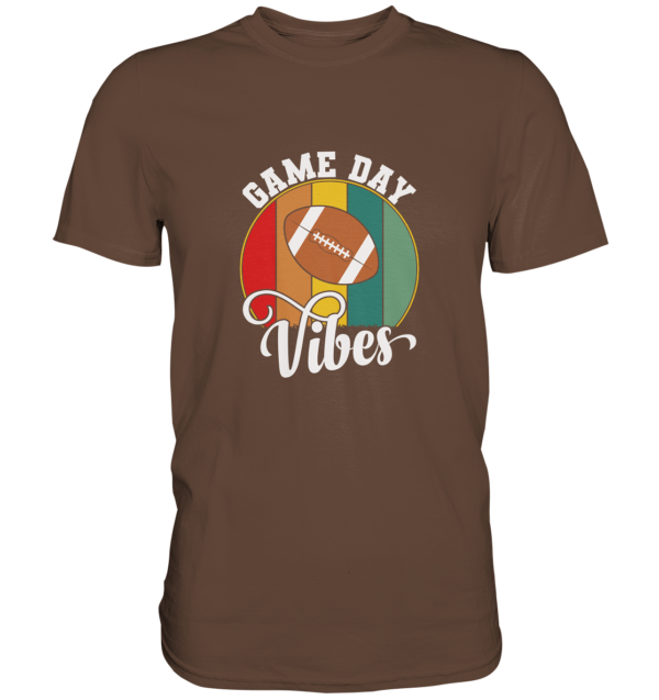 Game Day Vibes White - Premium Shirt - Amfoo Shop