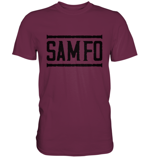 SAMFO black - Premium Shirt - Amfoo Shop