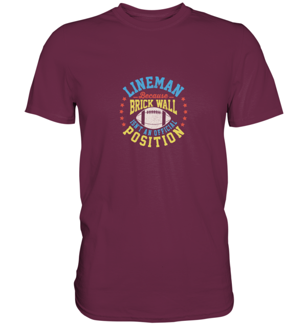 Lineman Brick Wall - Premium Shirt - Amfoo Shop